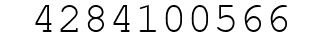 Number 4284100566.