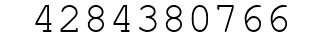 Number 4284380766.