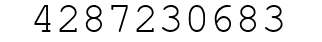 Number 4287230683.