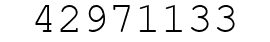 Number 42971133.