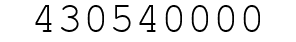 Number 430540000.