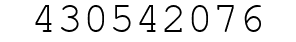 Number 430542076.