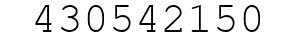 Number 430542150.