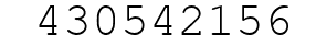 Number 430542156.