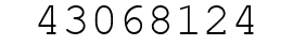 Number 43068124.