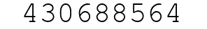 Number 430688564.