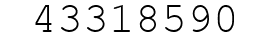 Number 43318590.