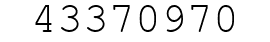 Number 43370970.