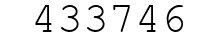 Number 433746.