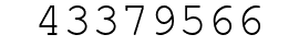 Number 43379566.
