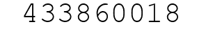 Number 433860018.