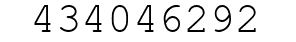 Number 434046292.