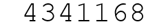 Number 4341168.