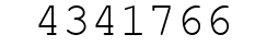 Number 4341766.