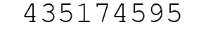 Number 435174595.