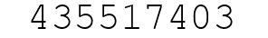 Number 435517403.