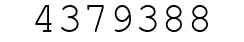 Number 4379388.
