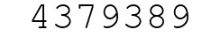 Number 4379389.