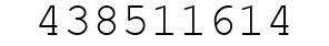 Number 438511614.