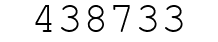 Number 438733.