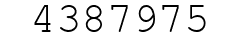 Number 4387975.
