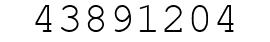 Number 43891204.