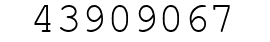 Number 43909067.