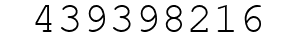 Number 439398216.