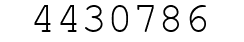 Number 4430786.
