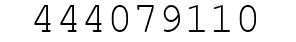 Number 444079110.