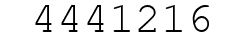 Number 4441216.