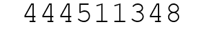 Number 444511348.