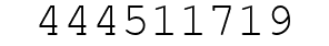 Number 444511719.