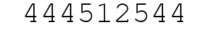 Number 444512544.