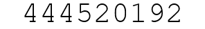 Number 444520192.