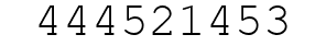 Number 444521453.