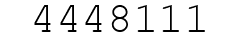 Number 4448111.