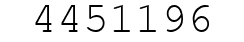 Number 4451196.