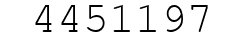 Number 4451197.