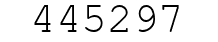 Number 445297.