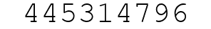 Number 445314796.