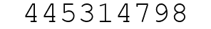 Number 445314798.