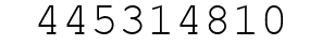 Number 445314810.