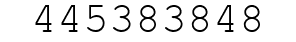 Number 445383848.