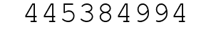 Number 445384994.
