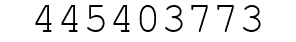 Number 445403773.