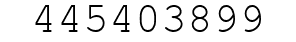 Number 445403899.