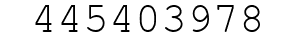 Number 445403978.