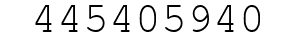 Number 445405940.