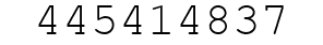 Number 445414837.